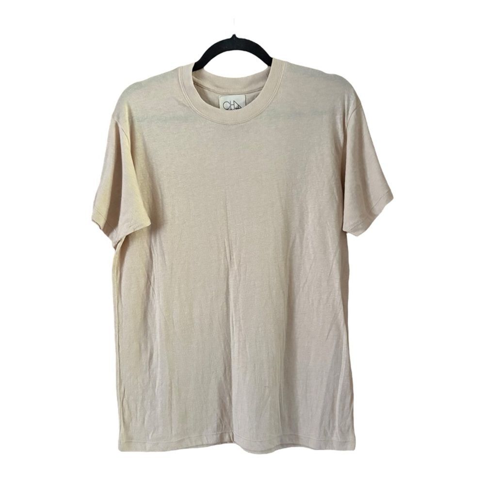 Chaser Lennox Tee Cappuccino Tan Oversized NWT Size Small Neutral Capsule